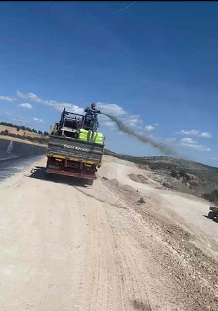 control de la erosión mediante hidrosiembra